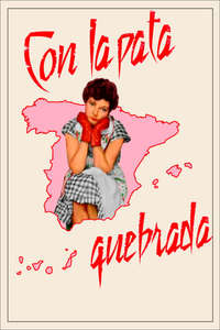 Con la pata quebrada - Poster