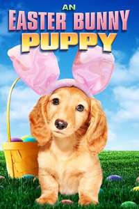 An Easter Bunny Puppy - Poster
