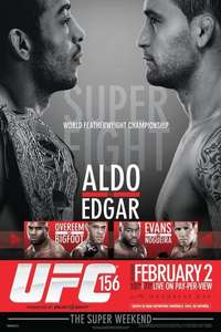 UFC 156: Aldo vs. Edgar - Poster