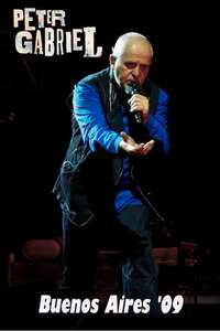 Peter Gabriel - Live in Velez Stadium Buenos Aires - Poster