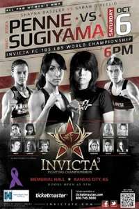 Invicta FC 3: Penne vs. Sugiyama - Poster
