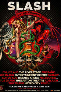 Slash ft. Myles Kennedy and The Conspirators - Live at Sydney - Poster