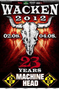 Machine Head: [2012] Live at Wacken Open Air - Poster