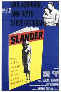 Slander - Poster