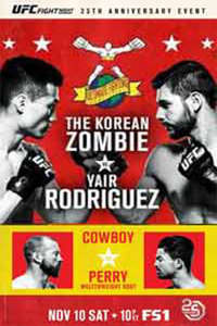 UFC Fight Night  139:  Korean Zombie vs Rodriguez - Poster