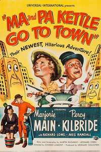 Ma and Pa Kettle Go to Town - Poster