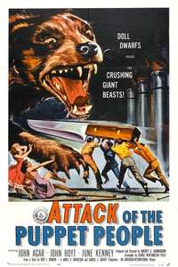 Attack of the Puppet People - Posters