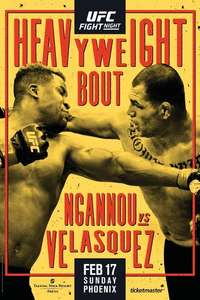 UFC on ESPN 1: Ngannou vs. Velasquez - Poster