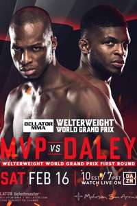 Bellator 216: MVP vs Daley - Poster