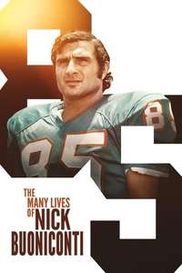 The Many Lives of Nick Buoniconti - Poster