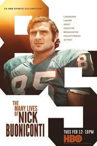 The Many Lives of Nick Buoniconti - Poster