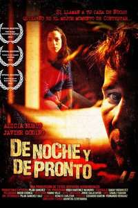 De noche y de pronto - Poster