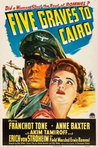 Five Graves to Cairo - Poster