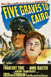 Five Graves to Cairo - Poster