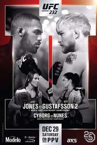 UFC 232: Jones vs. Gustafsson 2 - Poster