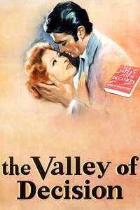 The Valley of Decision - Poster