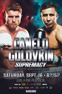 Gennady Golovkin vs. Canelo Alvarez - Poster