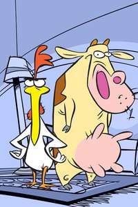 Cow and Chicken - Poster