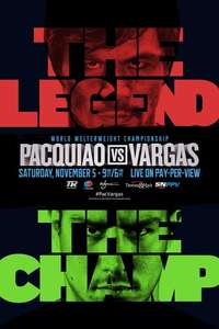 Manny Pacquiao vs. Jessie Vargas - Poster