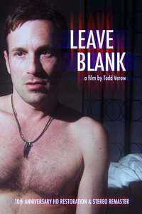 Leave Blank - Poster