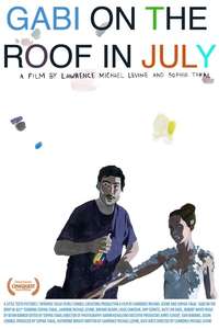 Gabi on the Roof in July - Poster