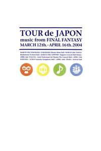 Tour de Japon: Music from Final Fantasy - Poster