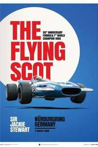 Jackie Stewart: The Flying Scot - Poster