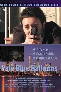 Pale Blue Balloons - Poster