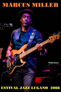 Marcus Miller - Lugano Estival Jazz - Poster