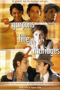 3 Guys  1 Girl  2 Weddings - Poster