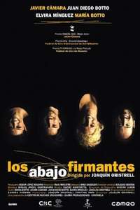 Los abajo firmantes - Poster
