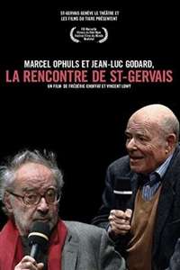 Marcel Ophuls et Jean-Luc Godard  La rencontre de St-Gervais - Poster