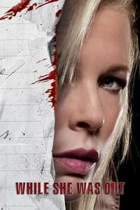While She Was Out - Poster