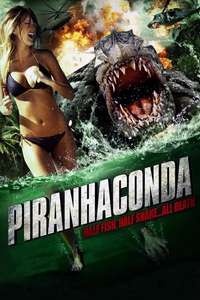 Piranhaconda - Poster