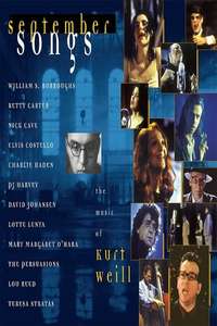 September Songs – The Music of Kurt Weill - Poster