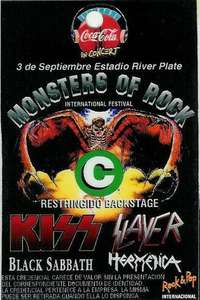 Black Sabbath: [1994] Live in Buenos Aires - Poster