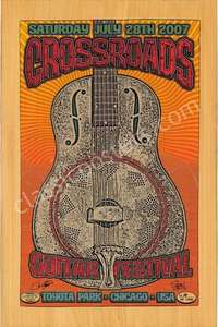 Eric Clapton's Crossroads Guitar Festival 2007 - Poster