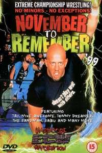 ECW  November To Remember '99 - Poster