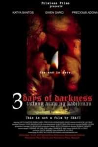 Three Days of Darkness - Poster