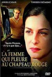 La femme qui pleure au chapeau rouge