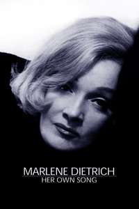 Marlene Dietrich: Her Own Song - Poster