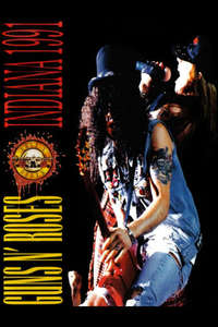 Guns N' Roses Live in Indiana - Poster