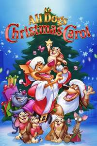 An All Dogs Christmas Carol - Poster