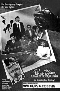 Perry Mason: The Case of the Lethal Lesson - Poster