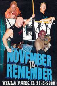 ECW November to Remember 2000 - Poster
