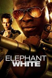 Elephant White - Poster