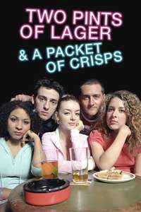 Two Pints of Lager and a Packet of Crisps - Poster