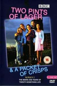 Two Pints of Lager and a Packet of Crisps - Poster