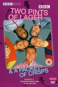Two Pints of Lager and a Packet of Crisps - Poster