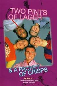 Two Pints of Lager and a Packet of Crisps - Poster